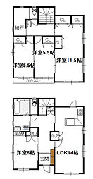 JR日豊本線 南宮崎駅 徒歩22分 4SLDKの間取り