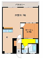 丸吉ビル 403号室 ｜ 宮崎県宮崎市新別府町麓457-2（賃貸マンション1R・4階・54.18㎡） その2