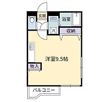 ロイヤルシティ大工 205号室 ｜ 宮崎県宮崎市大工３丁目300（賃貸マンション1R・2階・28.35㎡） その2