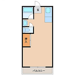 BLOCASAHI ワンルームの間取図画像