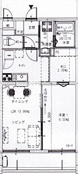 PRAIA  GUJIN ～プライア宮神～ 1LDKの間取図画像