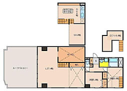 レスペランスフナツカ 2SLDKの間取図画像