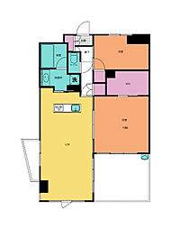 AlteNorthTower 2LDKの間取図画像