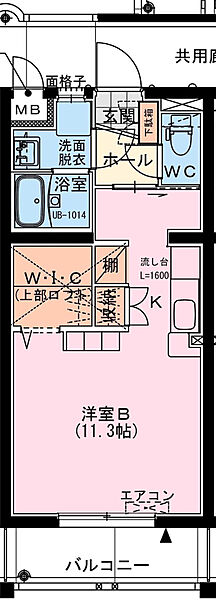 ラファエラ 503号室｜宮崎県宮崎市元宮町(賃貸マンション1R・5階・30.40㎡)の写真 その2