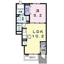 フォルトゥーナ 103号室 ｜ 宮崎県宮崎市吉村町南今村4056-11（賃貸アパート1LDK・1階・37.38㎡） その2