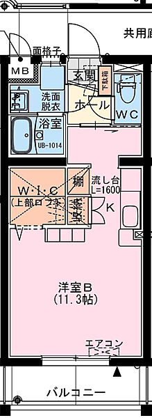 ラファエラ 301｜宮崎県宮崎市元宮町(賃貸アパート1R・3階・30.40㎡)の写真 その2