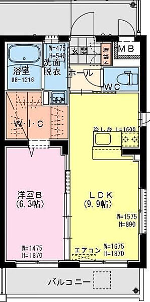 （仮称）末広1丁目YMマンション 401号室｜宮崎県宮崎市末広１丁目(賃貸マンション1LDK・4階・40.00㎡)の写真 その2