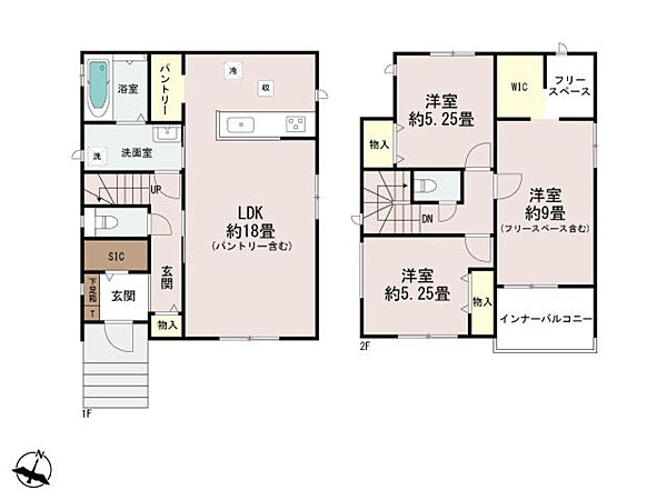 間取りを拡大表示