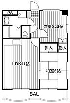 ラ・ルミエール永楽 203号 ｜ 宮崎県宮崎市永楽町115-2（賃貸マンション2LDK・2階・50.00㎡） その2