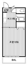 ローラルハイツ 403号室 ｜ 宮崎県宮崎市宮田町8-23（賃貸マンション1K・4階・30.00㎡） その3