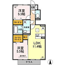 エスポアール・タカムラ A棟105号室 ｜ 宮崎県宮崎市大字本郷北方4143-1（賃貸アパート2LDK・1階・54.96㎡） その2