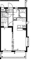 MADRE関谷・光 401 ｜ 宮崎県宮崎市京塚１丁目1-3-2（賃貸マンション1LDK・4階・41.00㎡） その2