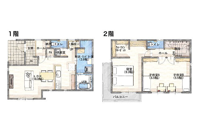 間取り 宮崎市大和町106-8