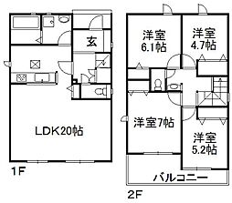 物件画像 近江八幡市 安土町常楽寺 24−1期 3号棟