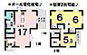 間取り：家族をより身近に感じるリビングインのお家♪用途色々タイルデッキ付！各居室2面窓で通風良好です♪
