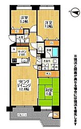 ロピア白石環状通2 3LDKの間取図画像