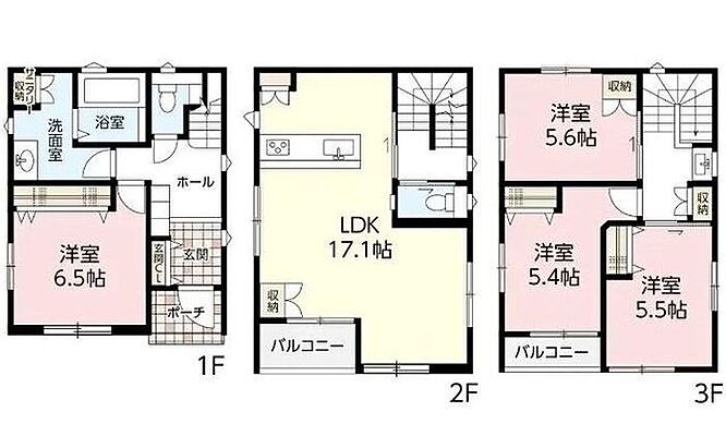 間取り JR可部線 七軒茶屋駅 徒歩5分