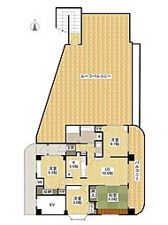 フローレンス口田南弐番館 4LDKの間取図画像