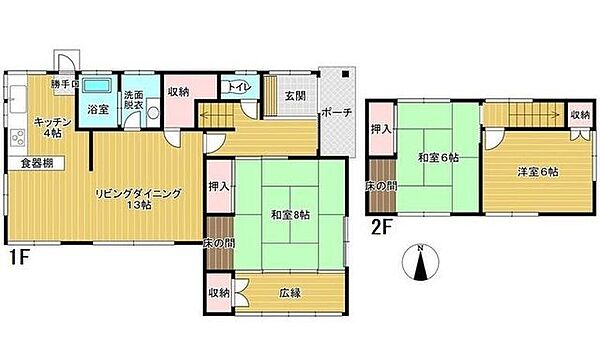 間取りを拡大表示