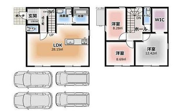 間取りを拡大表示