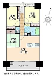 アルファステイツ城西公園 3LDKの間取図画像