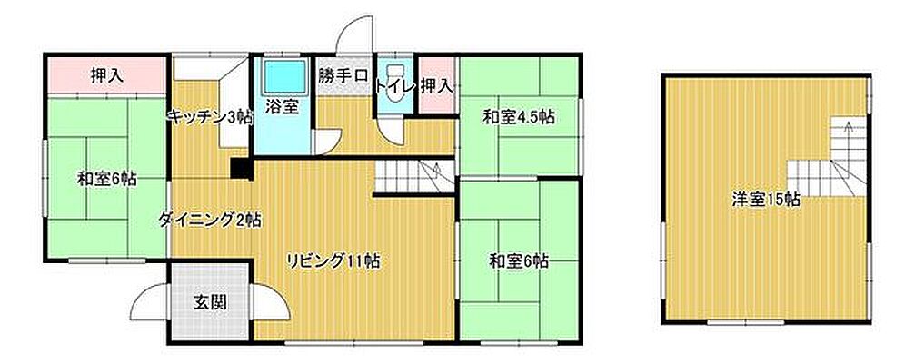 間取り 花月町 11番 売家  