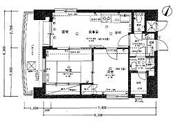 ライオンズマンションコザ 2LDKの間取図画像