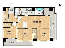 間取図画像 3LDK