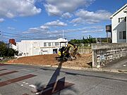 敷地前面のブロック撤去してます