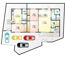 那覇市首里久場川町1丁目　3ＬＤＫ 4LDKの間取り