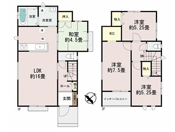 間取りを拡大表示