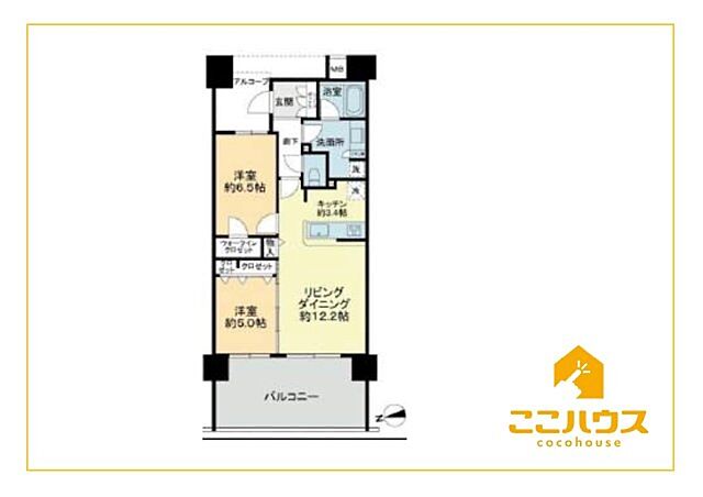 間取り ジ・オーシャンテラス豊崎シーサイドテラス 12階/1217