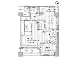 D'クラディア中央通 3LDKの間取図画像