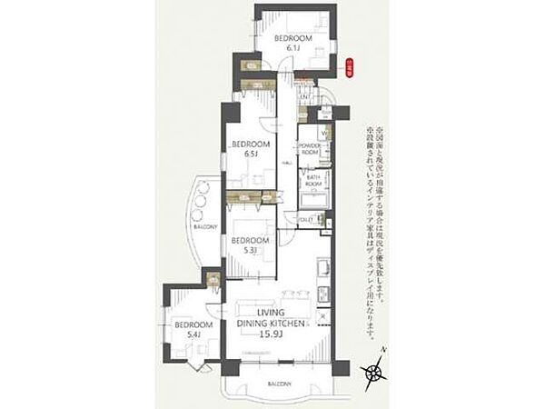 間取りを拡大表示