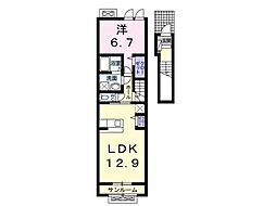 間取図画像 1LDK