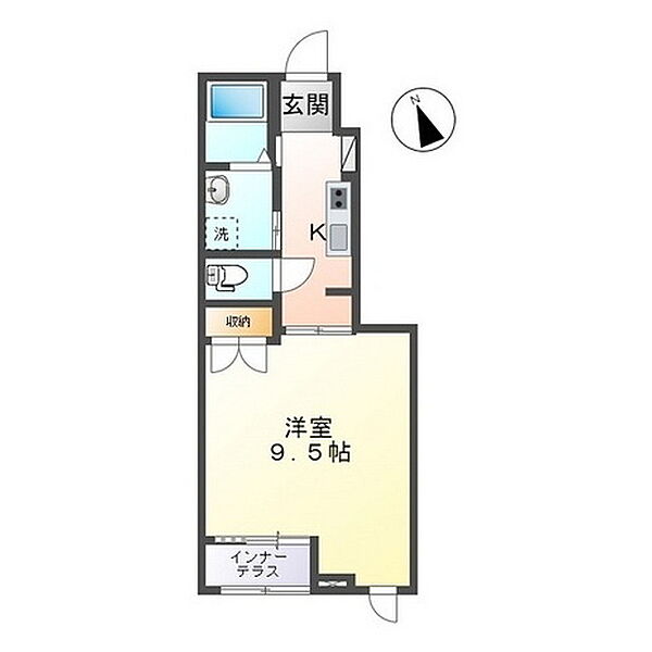 仮称）水戸市河和田新築アパート 102｜茨城県水戸市河和田3丁目(賃貸アパート1K・1階・33.56㎡)の写真 その2