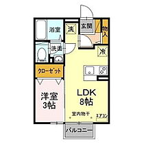 パルコートＭＢ 201 ｜ 茨城県水戸市見川1丁目（賃貸アパート1LDK・2階・29.25㎡） その2