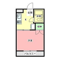 アビックＭ1 211 ｜ 茨城県水戸市袴塚2丁目（賃貸マンション1K・2階・21.04㎡） その2