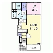 ティアラクィーン 103 ｜ 茨城県水戸市根本1丁目（賃貸アパート1LDK・1階・37.13㎡） その2