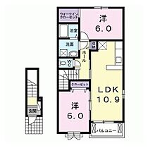 アプローズＢ 203 ｜ 茨城県水戸市堀町（賃貸アパート2LDK・2階・57.19㎡） その2