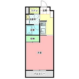 Ｇｏｏｄ　Ｉｓｌａｎｄ 1階1Kの間取り