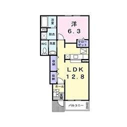 間取図画像 1LDK