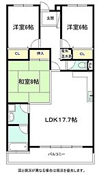 エルドラード相良 3LDKの間取図画像
