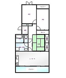 間取図画像 3LDK