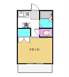 間取図画像 1K