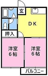 間取図画像 2DK