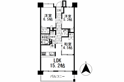 レーベンリゾシア湯河原 3LDKの間取図画像