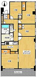 ファイネスコート神立 4LDKの間取図画像