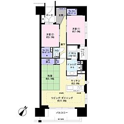 サーパス稲川レジデンス 3SLDKの間取図画像