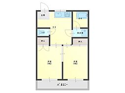 間取図画像 2DK